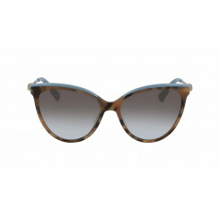 Женские солнцезащитные очки Longchamp S Blue Gold Habana