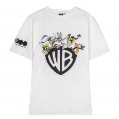 Short Sleeve T-Shirt Men's Warner Bros. White Adult Unisex