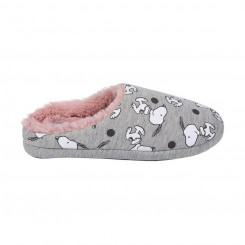House slippers Snoopy Light gray