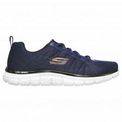 Skechers Track Moulton темно-синие мужские кроссовки