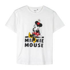 Children's Short-sleeved T-shirt Minnie Mouse White