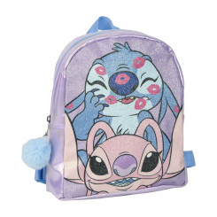 Leisure Backpack Stitch Purple 19 x 23 x 8 cm