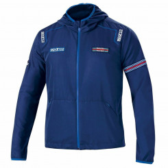 Windproof Jacket Sparco Martini Racing Blue M
