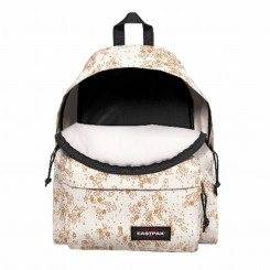 Leisure Backpack Eastpak Padded Pak'r Glitblomm White