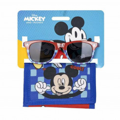 Sunglasses and Wallet Set Mickey Mouse 2 Tükid, osad Sinine