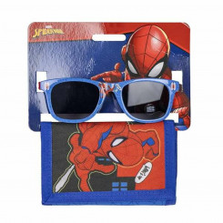 Sunglasses and Wallet Set Spider-Man 2 Pieces, parts Blue