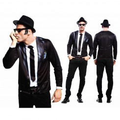 Masquerade Costume for Adults My Other Me Costume Blues Black L Men