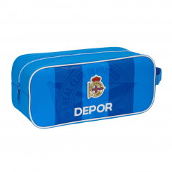 Travel Slipper holder RC Deportivo de La Coruña Blue 34 x 15 x 14 cm