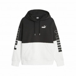 Sweatshirt with hood, women's Puma Power Colorblock Black