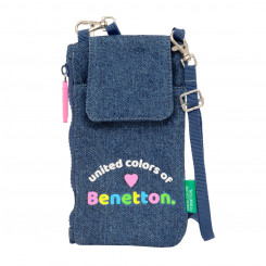 Wallet Benetton Denim Mobile phone bag Blue