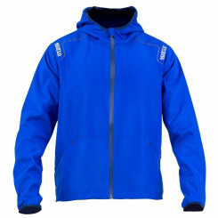 Windproof Jacket Sparco S02405BM3L Blue L