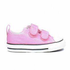 Повседневная обувь, детские Converse Chuck Taylor All Star на липучке розового цвета
