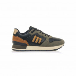 Casual shoes, men's Mustang Attitude Gray Olive