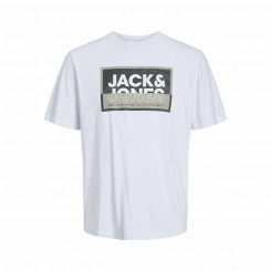 Children's Short-sleeved T-shirt Jack & Jones logan White
