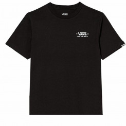 Kids Short Sleeve T-Shirt Vans Mini Scrip Black