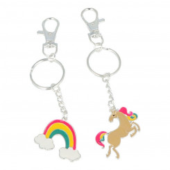 Key chain Inca Unicorn Rainbow (2 pcs)