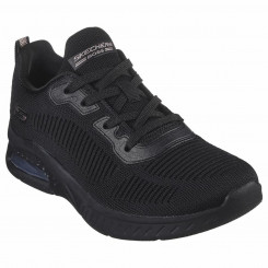 Women's Walking Shoes Skechers Squad Air - Close Black