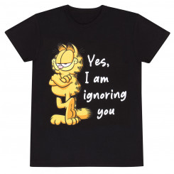 Мужская и женская футболка с коротким рукавом Garfield Ignoring You Must