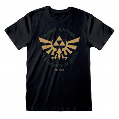 The Legend of Zelda Hyrule Kingdom Crest Men's Women's Short Sleeve T-Shirt Black
