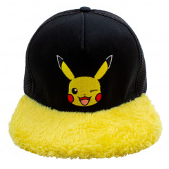 mõlemale sugupoolele sobiv müts Pokémon Pikachu Wink Kollane Must Üks suurus