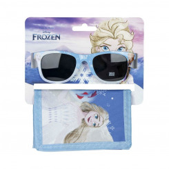 Sunglasses and Wallet Set Frozen Sinine