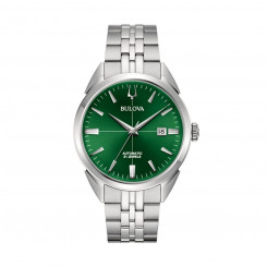 Men's Watch Bulova 96B424 Green Silver