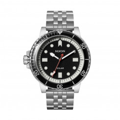 Мужские часы Nixon A1402-5233 Черные Серебристые