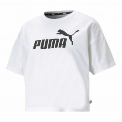 Lühikeste varrukatega T-särk, naiste Puma Valge XS (XS)