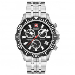 Мужские часы Swiss Military Hanowa SM06-5305.04.007 Черные Серебристые