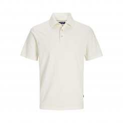 Мужская рубашка-поло с коротким рукавом Jack & Jones JPRBLUWILLIAM 12257315 Белый