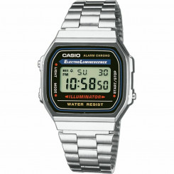 Часы унисекс Casio A168WA-1YES Черный Серебристый