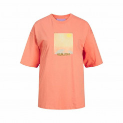 Jack & Jones Jxpaige Women's Short Sleeve T-Shirt Orange