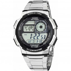 Мужские часы Casio AE-1000WD-1AVEF Digital Acrylic Black Grey Silver (Ø 45 мм)
