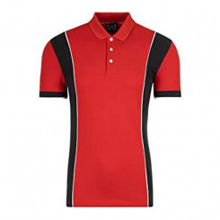 Мужская рубашка-поло с коротким рукавом Armani Jeans C1450 Красная