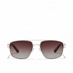 Unisex Sunglasses Hawkers Falcon Silver Golden Brown Polarised (Ø 48 mm)