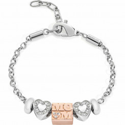 Ladies'Bracelet Morellato SCZ503 Silver Steel Rose gold (19 cm)