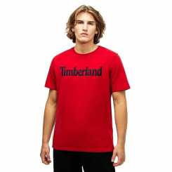 Мужская футболка с коротким рукавом Timberland Kennebec Linear красная