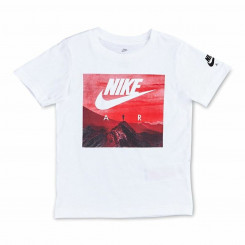 Laste lühikeste varrukatega T-särk Nike Air View valge
