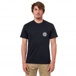 Мужская футболка с коротким рукавом Rip Curl Horizon Badge, черная