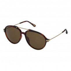 Мужские солнцезащитные очки Dunhill SDH104-0777 Коричневые Золотые Гавана (ø 58 мм)