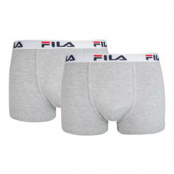 Men's Boxer Shorts Fila Sportswear Grey