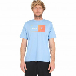 Мужская футболка с коротким рукавом Hurley Halfer Gradient UPF синяя