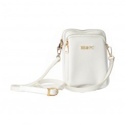 Women's Handbag Beverly Hills Polo Club 1102-WHITE White (12 x 17 x 4 cm)