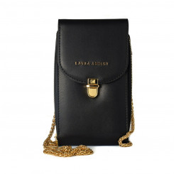 Женская сумочка Laura Ashley KIRBY-PLAIN-BLACK Черная (19 х 11 х 4 см)
