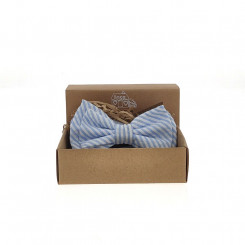 Bow tie Inca Blue White (2 pcs)