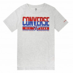 Детская футболка с коротким рукавом Converse Star Birch Светло-серая