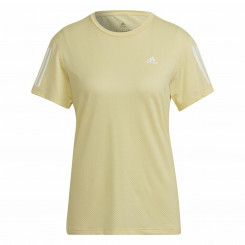 Naiste lühikeste varrukatega T-särk Adidase enda jahedam kollane