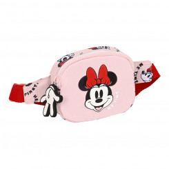 Belt Pouch Minnie Mouse Me time 14 x 11 x 4 cm Pink