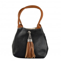 Women's Handbag Anna Morellini WB113267-BLACK-LEATH Black (21 x 22 x 12 cm)