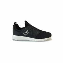 Sports Trainers for Women Armani Woven Black